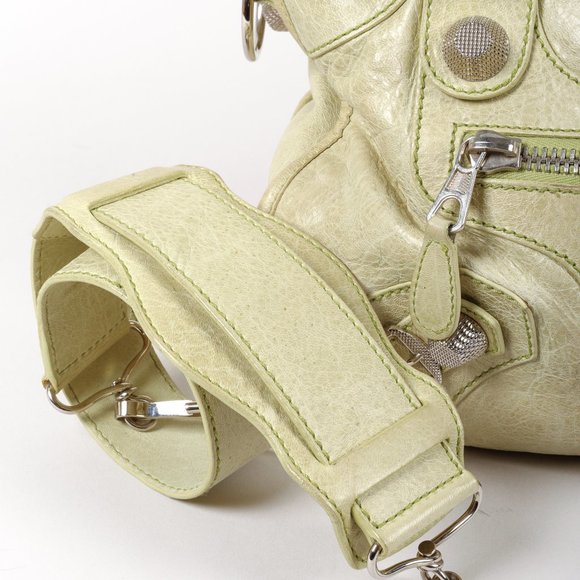 Balenciaga Pistachio Agneau GSH Motorcycle City Bag - Picture 6 of 15